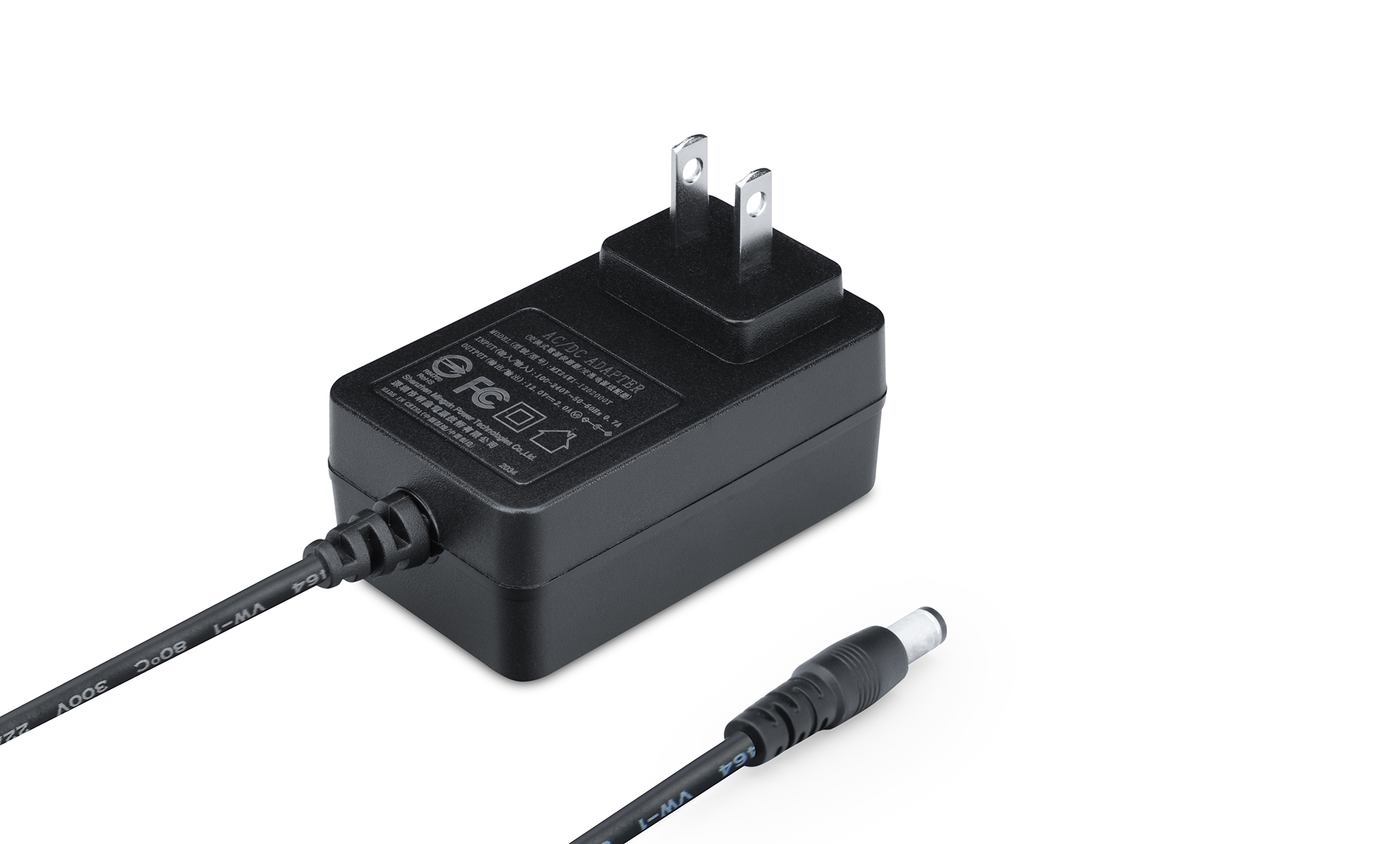 12V2A臺灣規電源適配器過BSMI認證